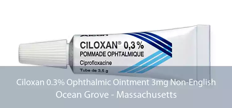Ciloxan 0.3% Ophthalmic Ointment 3mg Non-English Ocean Grove - Massachusetts