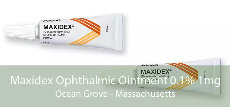 Maxidex Ophthalmic Ointment 0.1% 1mg Ocean Grove - Massachusetts
